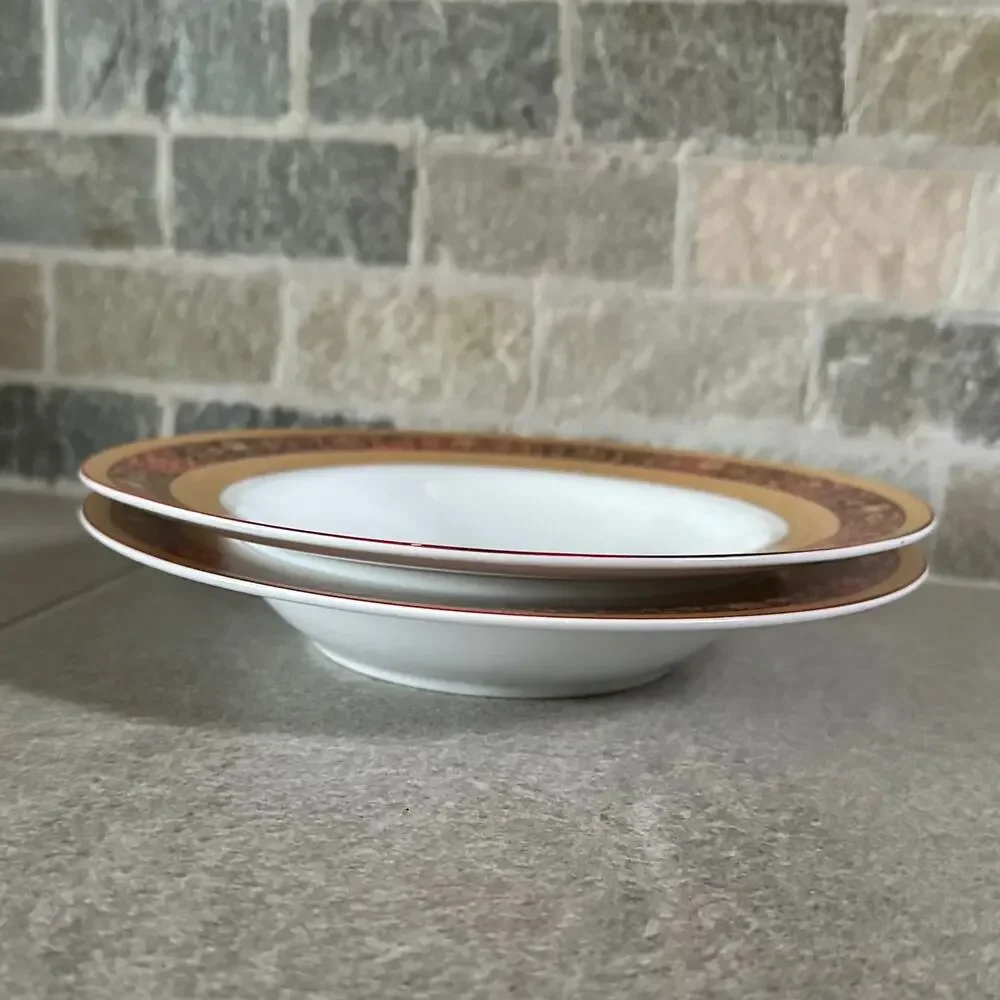 Pegasus Fine Porcelain Dinnerware 2 Cereal/Soup Bowls